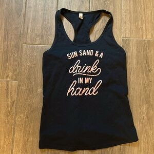 Tank blank and rose pink